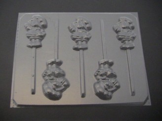 157sp Raspberry Turnover Chocolate or Hard Candy Lollipop Mold